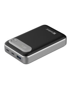 Sandberg Travel Powerbank 20000 mAh PD35W, kompaktní powerbanka s USB-C PD, černá