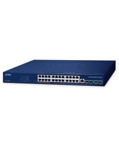 Planet GS-6311-24HP4X L3 switch, 24x1Gb, 4x10Gb SFP+, 8x PoE 802.3bt + 16x PoE 802.3at 480W, QoS