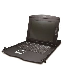 Planet IKVM-210-08M, KVM konzole s IP přístupem, LCD 17", ovládání 8x PC, PS2/USB, 1U/19"