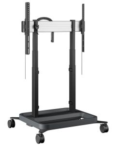Vogels RISE Elektrický pojízdný TV lift, prémiová kolečka, rychlost 80 mm/s černý