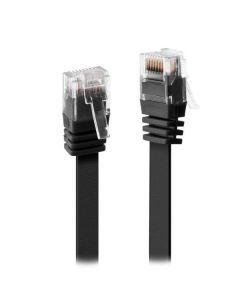XtendLan Patch kabel Cat6 UTP 3m - černý plochý