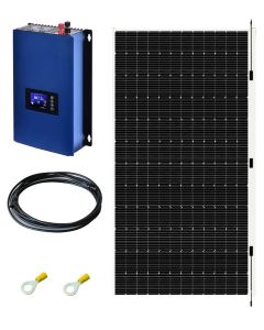 Solarmi 500F Balkónová elektrárna 1kW GridFree GTIL měnič s limiterem + 520Wp flexibilní solární panel + příslušenství