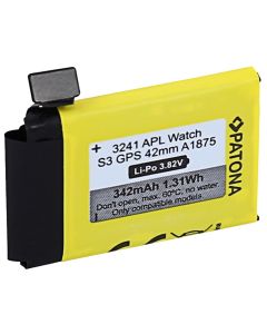 PATONA baterie pro chytré hodinky Apple Watch 3 GPS 342mAh A1875 42mm