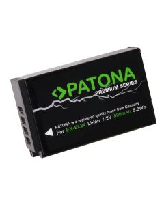 PATONA baterie pro foto Nikon EN-EL24 800mAh Li-Ion Premium