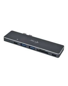 OPRAVENÉ - i-tec dokovací stanice USB-C Metal/ 2x USB 3.1 Type C/ HDMI/ SD/MicroSD/ for Apple MacBook Pro + Power Delive...