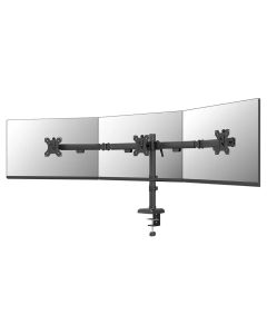 Neomounts NERO Triple Flat Screen Desk Mount 10-27 "(phone holder+Quick-fix clamp/grommet)