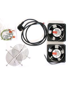 XtendLan Ventilace pro nástěnné rozvaděče, 2 ventilátory,napájecí kabel, spojovací materiál