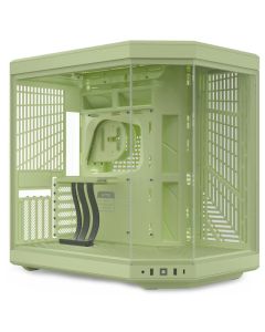 HYTE skříň Y70 Matcha Milk / levé a přední sklo / Riser PCIe 4.0 / bez zdroje / 1x USB-C / 2x USB-A