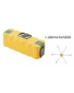 PATONA baterie pro robotický vysavač iRobot Roomba 3300mAh, 14,4V Ni-MH, pro sérii 5xx/6xx/7xx/8xx + kartáček ZDARMA