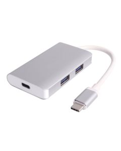 PremiumCord USB-C hub 2xUSB 3.0+PD charge