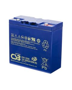 CSB Pb záložní akumulátor VRLA AGM 12V/24Ah 6-DZM-20 (EVH12240)