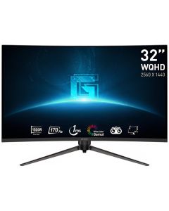 MSI Gaming G32CQ5P/ 31,5"/ 2560x1440/ VA/ 1ms/ 170Hz/ 250cd/m2/ 3000:1/ HDMI/ DP/ VESA/ černý
