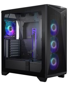 MSI skříň MPG GUNGNIR 300R AIRFLOW/ bez zdroje/ levé temperované sklo/ 4x 120 mm A-RGB fan/ 1x USB-C/ 2x USB3.2/ černá
