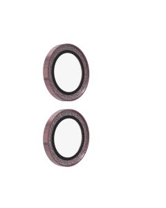 ZAGG Ochranná čočka Premium pro Apple iPhone 17/16/16+ - růžová třpytka