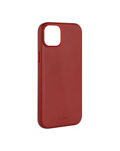 FIXED MagLeather kožený kryt iPhone 15, červený