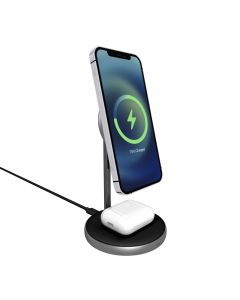 Epico 2in1 Magnetic Wireless Charger - černá