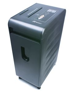 AT skartovač Slim L P-4/ řez 4x40 mm/ pracovní šíře 230 mm/ kapacita 25 listů/ objem koše 40 l/ stupeň utajení P4/ černý