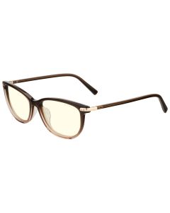 GUNNAR kancelářske/herní brýle  INGRID COCOA FADE CRYSTAL čirá skla  BLF 35 GUNNAR focus