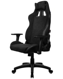 AROZZI herní židle AVANTI Soft Fabric Pure Black/ látkový povrch/ černá