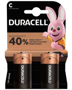 Duracell Basic alkalická baterie 2 ks (C)