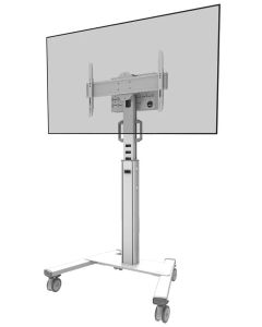 Neomounts Select FL50S-825WH1/Držák displeje/vozík/37-75"/4 kolečka/VESA 600X400/nosn. 70kg/nast.výšky/náklon/bílý