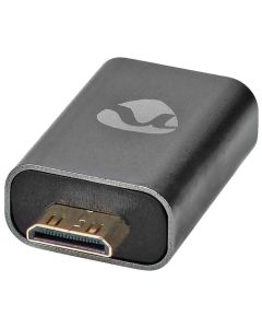 NEDIS adaptér HDMI/ HDM mini zástrčka – HDMI zásuvka/ BOX/ šedý