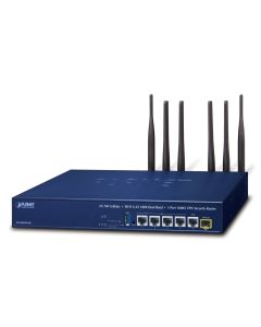 Planet VR-300FW-NR 5G Enterprise router/firewall VPN/VLAN/QoS/HA/AP kontroler, 1xWAN(SD-WAN), 4xLAN, 1xSFP, WiFi802.11ax