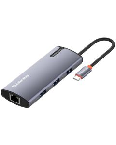 COLORWAY 6v1 USB hub/ 1x USB-C/ 1x RJ45/ 4x USB-A