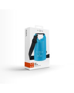 Voděodolný vak FIXED Dry Bag 3L, modrá