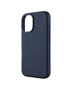 FIXED MagLeather kožený kryt iPhone 16, modrý