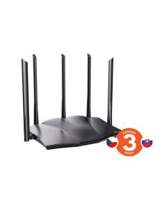 Tenda TX12 Pro AX3000 WiFi 6 Router, 1x GWAN, 3x GLAN, IPv6, 5x 6dBi, WPA3, Mesh, CZ app