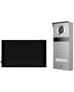 EZVIZ chytrý domácí interkom TP9 Pro/ Wi-Fi/ 4K/ 8" dot. monitor/ videotelefon/ bezdrátový zvonek/ IP65/ černo-stříbrný