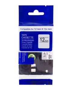PRINTLINE kompatibilní páska s Brother TZE-C31, 12mm, černý tisk/signální žlutý podklad