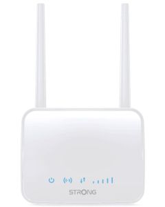 STRONG 4G LTE router 350M/ Wi-Fi standard 802.11b/g/n/ 300 Mbit/s/ 2,4GHz/ 1x LAN/ 1x SIM slot/ 2 odnímatelné antény