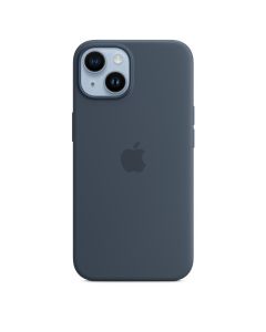 iPhone 14 Silicone Case with MagSafe - Storm Blue