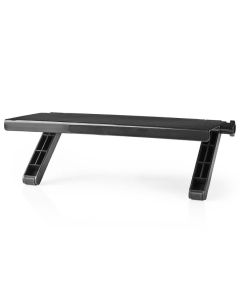 NEDIS ergonomická police nad obrazovku/ multifunkční/ černá