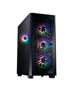 Adata XPG LANDER 501/Midi Tower/Transpar./Černá