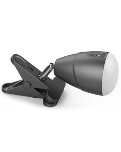 IMMAX LED lampička KLIP/ 5W/ 140lm/ 4000K/ DC 3,7V/ 5V/ IP20/ USB/ černá