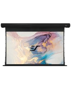ELITE SCREENS plátno elektrické motorové 100" (254cm)/ 16:9/124,5×221,5cm/ hliníkový case černý/12" drop/ MaxWhite FG