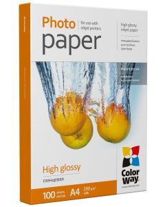 COLORWAY fotopapír/ high glossy 230g/m2, A4/ 100 kusů