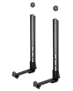 Neomounts AWL29-650BL1/Držák na reproduktor/ nad/pod držák obrazovky/nosn. 15kg/hloubka 7,7-21 cm/černá