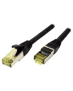 XtendLan Patch kabel Cat6A SFTP LS0H 2m - černý, PE (venkovní)