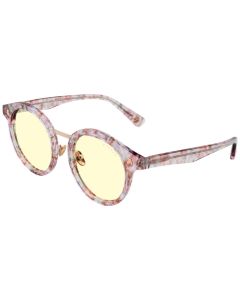 GUNNAR kancelářske/herní brýle FLOWER POWER PRETTY IN PINK * jantárová skla * BLF 65 * GUNNAR focus