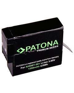 PATONA baterie pro digitální kameru GoPro Hero 5/Hero 6/Hero/Hero7 20018 AABAT-001 1250mAh Li-Ion Premium