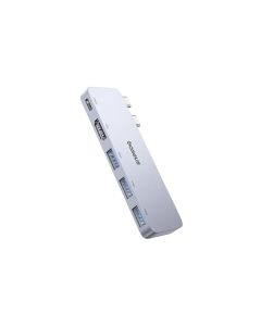 Baseus Dokovací stanice Ultra Joy 5v1 (USB-C PD, 3xUSB 3.0, HDMI) šedá