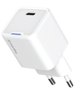 COLORWAY 1x USB-C/ síťová nabíječka/ GaN/ PD/ PPS/ 35W/ Bílá