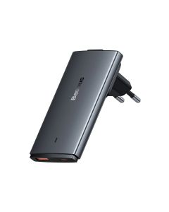 Baseus Nabíječka do sítě GaN5 Pro Ultra Slim USB-C/USB-A 65 W šedá