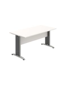 Jednací stůl Hobis Cross CJ 1600 - bílá/kov