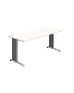 Psací stůl Hobis Flex FS 1800 - bílá/kov