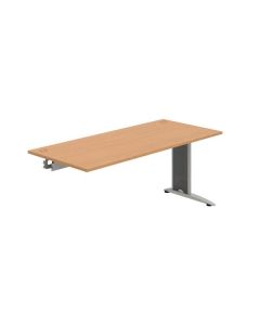 Psací stůl Hobis Flex FS 1800 R - buk/kov